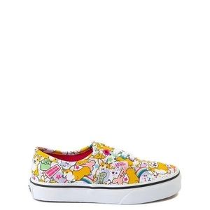 Kids' Vans Authentic Uni-Corgi Skate Shoe - Big - Multi 5 / White Multi